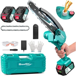 SEESII 8 Inch Electric Chainsaw