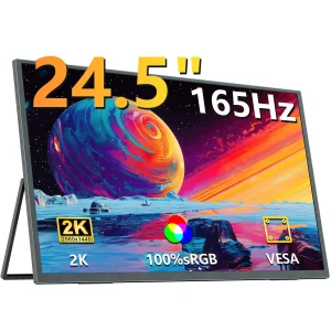 24.5” 165HZ 2K Portable Gaming Monitor